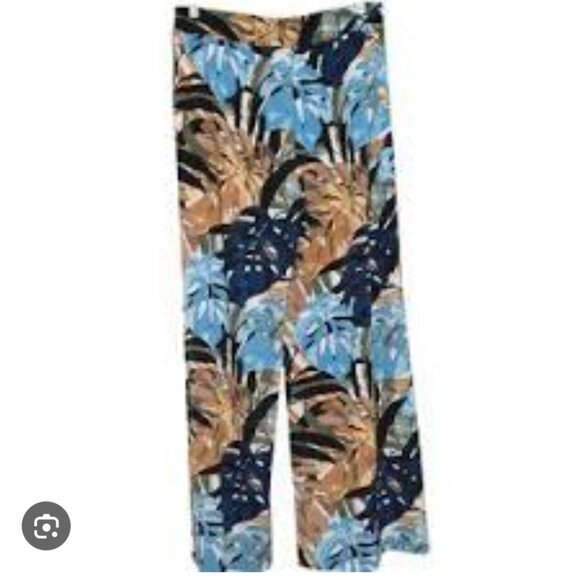 Melanie Lyne Pants Toda Boa Flared Leggings with Elastic Waistline Has Pockets - Picture 1 of 10